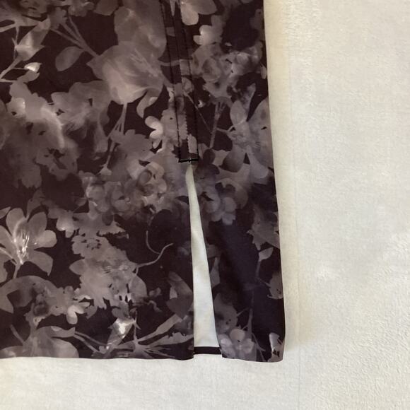 Athleta Zephyr Sleeveless Tank Top Athletic Casual Black White Gray Size Medium - Picture 4 of 10